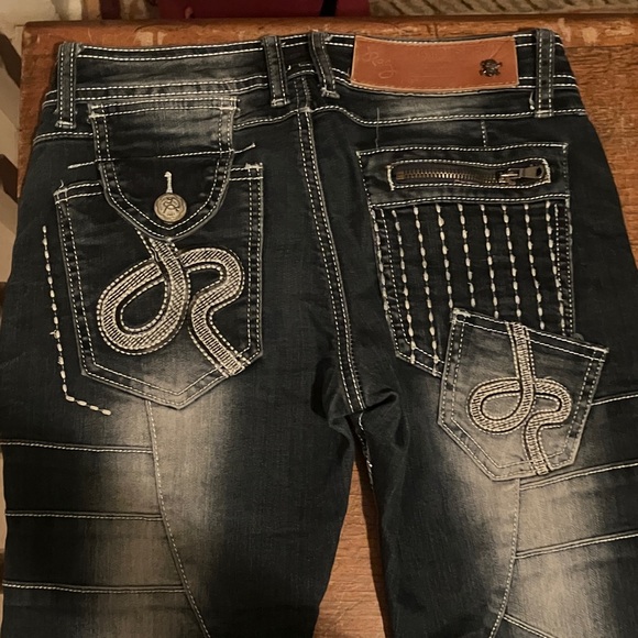 Authentic JRag Industry Famous Denim size 24 Dark Indigo - Picture 5 of 16